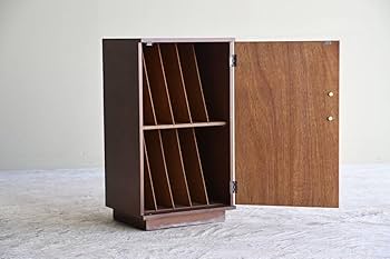 Amazon.co.jp: 【昭和レトロ】レコードラック木製収納オーディオ